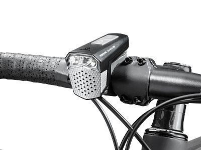 Превью  Велофонарь передний TOPEAK Soundlite USB (3 диода) (TMS077B)